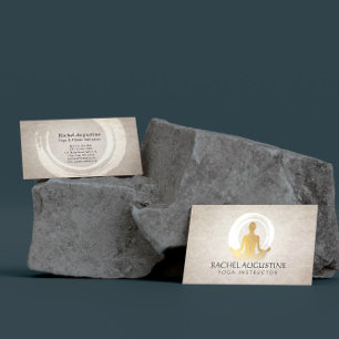 Carte De Visite Symbole ZEN d'Instructeur de Yoga de Méditation en