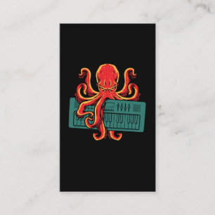 Carte De Visite Synthétiseur clavier Octopus japonais analogique