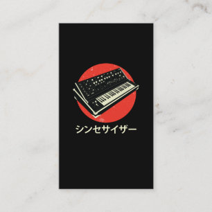 Carte De Visite Synthétiseur japonais Synthétiseur clavier