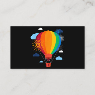 Carte De Visite T-shirt à air chaud Balloon à air chaud Circuler F