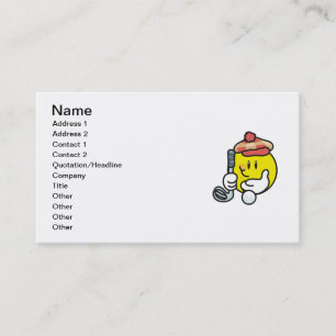 Carte De Visite T-shirts et cadeaux de golf de visage