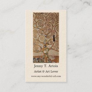 Carte De Visite Tableau de Gustav Klimt "L'arbre de vie" (1909)