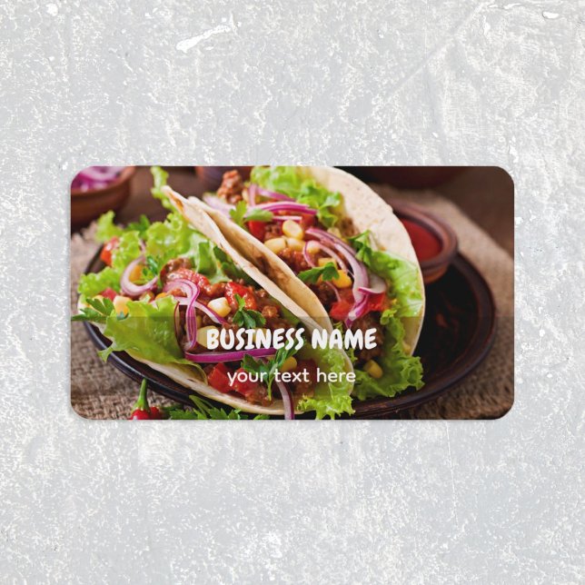 Carte De Visite Tacos (Tacos Business Card Photo)