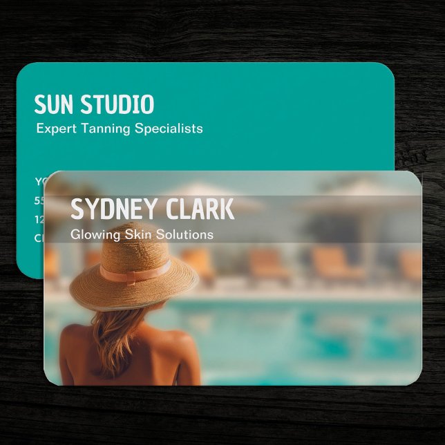 Carte De Visite Tannage (Tanning Business Cards)
