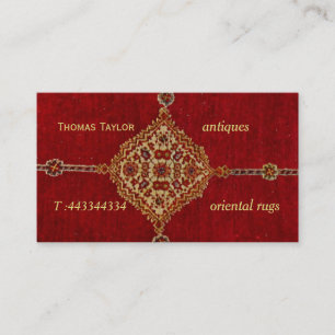 Carte De Visite Tapis persan antique