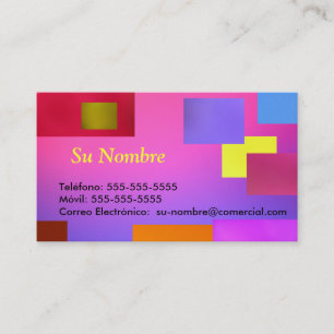 Carte De Visite Tarjeta Comercial - Multicolor
