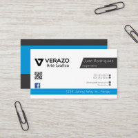 Tarjeta professionnel de l'ingénieur logiciel