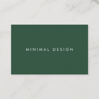 Carte De Visite Tarjeta visita Eden Green & White Business Card