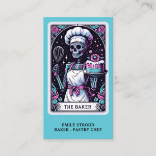 Carte De Visite Tarot Baker Pâtisserie Chef Dessert Caterer