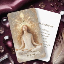 Tarot, Mystique Femme Oeil Lune Or