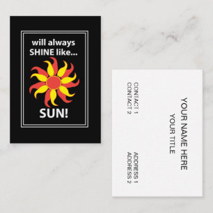 Carte De Visite Tarot Soleil Tarot Mystique