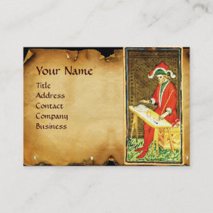 Carte De Visite TAROTS DE RENAISSANCE ANTIQUE /LE Parchemin MAGICi