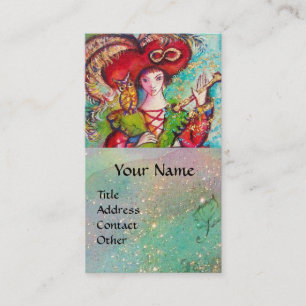 CARTE DE VISITE TAROTS DES OMBRES PERDUES / LE MAGICIEN