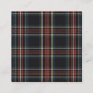 Carte de visite Tartan