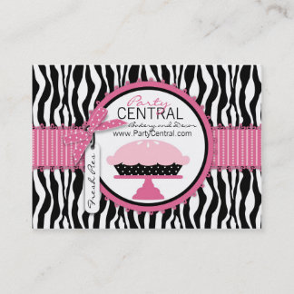 Carte De Visite Tarte chic de boutique