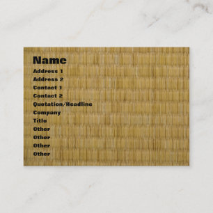 Carte De Visite Tatami Mat 畳