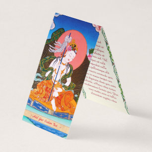 Carte De Visite tatouage cool tibétain thangka