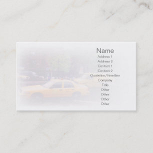 Carte De Visite Taxi
