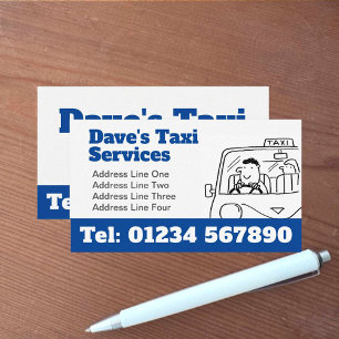 Carte De Visite Taxi - Services Taxi