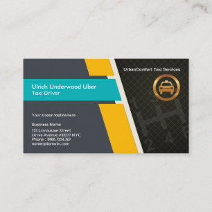 Carte De Visite Taxi-taxi : le changement de vitesse Simple Creati