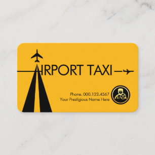 Carte De Visite Taxis de l'aéroport de la piste Lettre-A