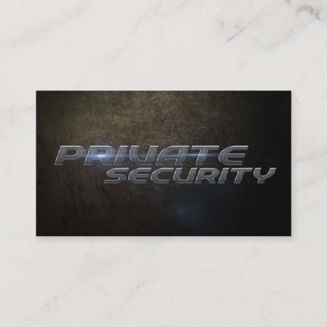 Carte De Visite Te privez security Business card (Devant)