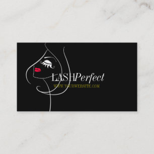 Carte De Visite Technicien de extensions de cils professionnel