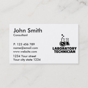 Carte De Visite Technicien de laboratoire