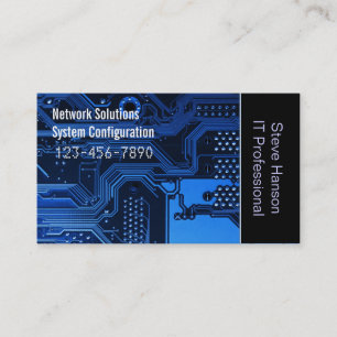 Carte De Visite Technicien de programmeur informatique