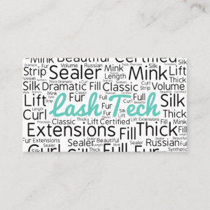 Carte De Visite Technicien Eyelash