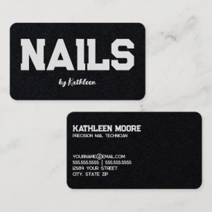 Carte De Visite Technicien Nail Salon