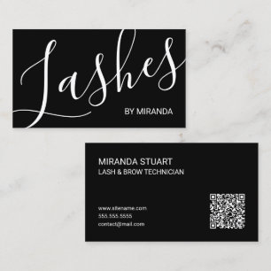 Carte De Visite Technicienne professionnelle en cils et sourcils e