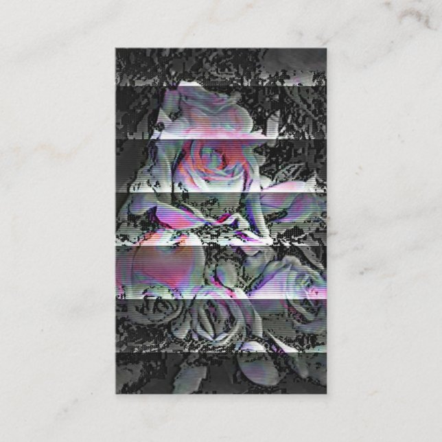 Carte De Visite Techno Bouquet (Devant)