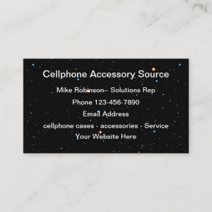 Carte De Visite Technologie d'accessoires de téléphone cellulair