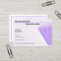 Technologie de l'information à clavier violet