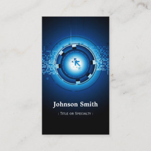 Carte De Visite Technologie moderne Dark Blue High
