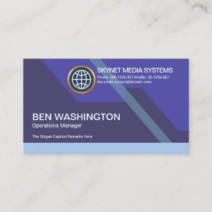 Carte De Visite Technology Futuristic Dynamic Colorful