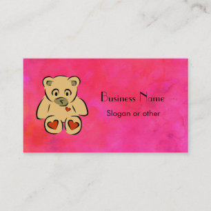 Carte De Visite Teddy Bear