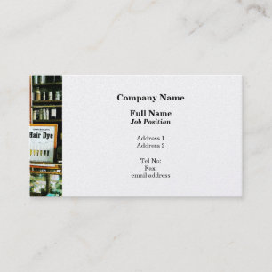 Carte De Visite Teinture pour cheveux - Finition Platine