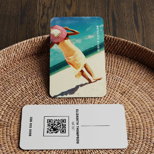 Carte De Visite Téléchargez Votre Oeuvre Avec QR Code Creative Des