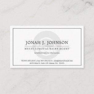 Carte De Visite Télémarketing Agent + Support Technique   Style Mi