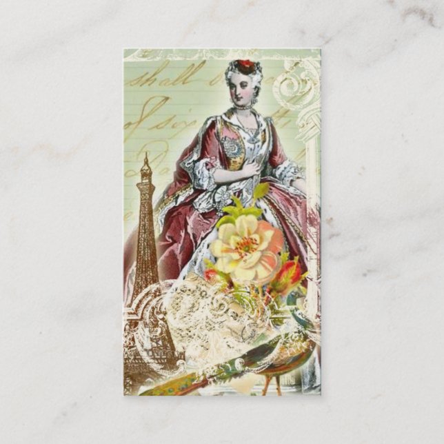 Carte de visite tellement français de Le Petite Oh (Devant)