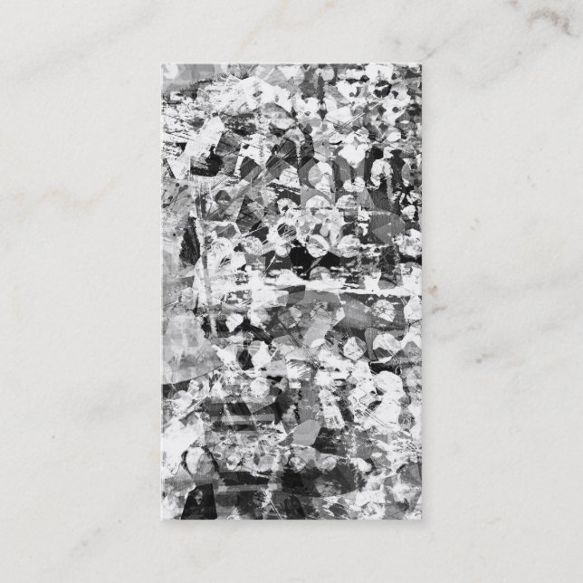 Carte De Visite Tempête Abstraite (Devant)