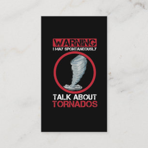 Carte De Visite Tempête cyclone Chaser ouragan Chasseur Météo