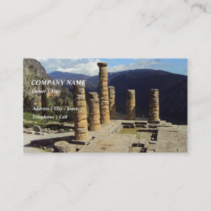 Carte De Visite Temple d'Apollo - Delphes