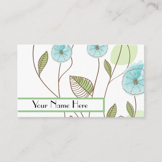 Carte de visite tendance (Devant)