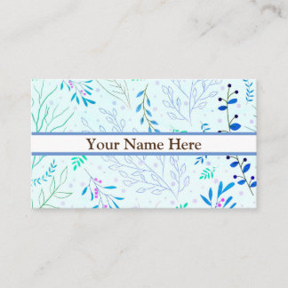 Carte de visite tendance