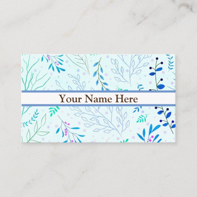 Carte de visite tendance (Devant)