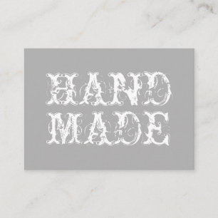 Carte De Visite Tendance artisanale simple et moderne audacieux vi