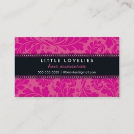 CARTE DE VISITE tendance flamboyant rose fuschia r
